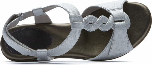 Aravon Sandals Medici T Strap White - Wide