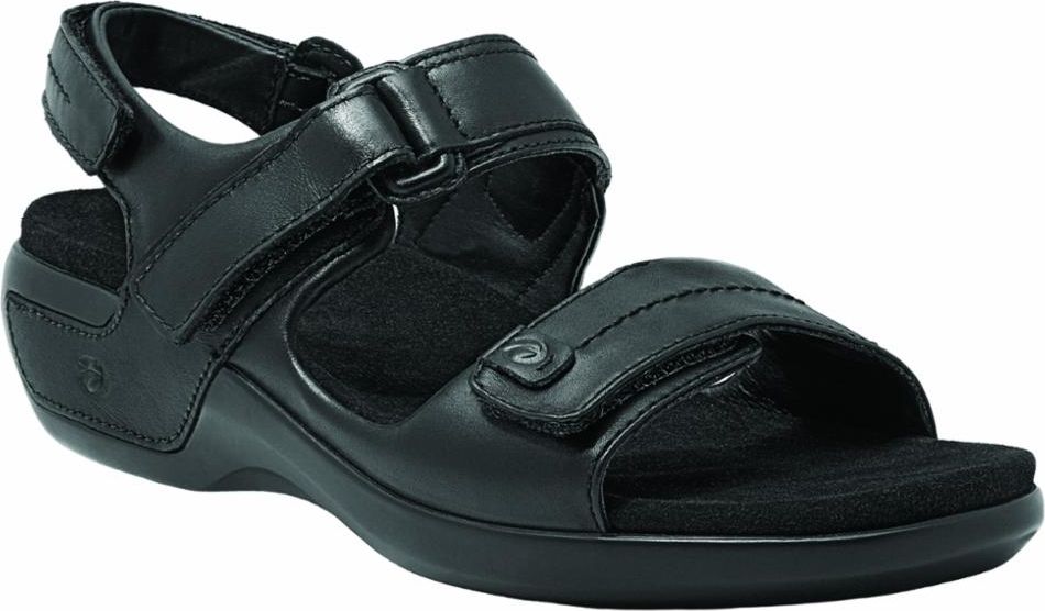 Aravon Sandals Power Comfort Sandals Katy Black - Narrow