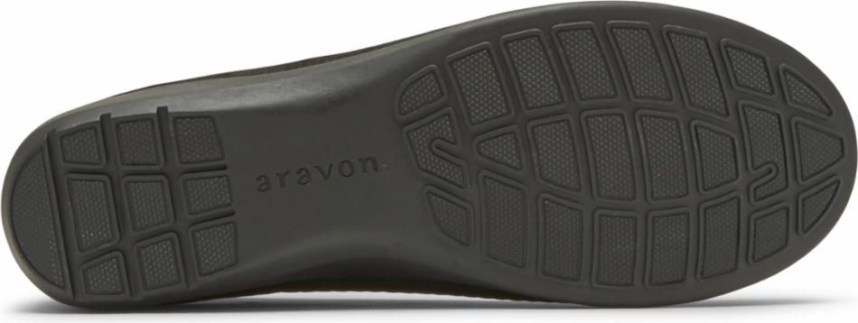 Aravon Shoes Abbey Ballet Black - Wide