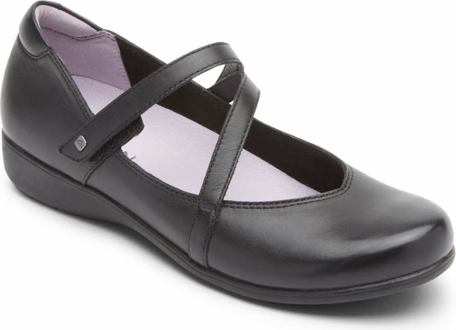 Aravon Shoes Abbey Z-strap Black - Extra Wide