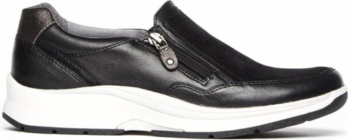 Aravon Shoes Pyper Side Zip Black - Extra Wide