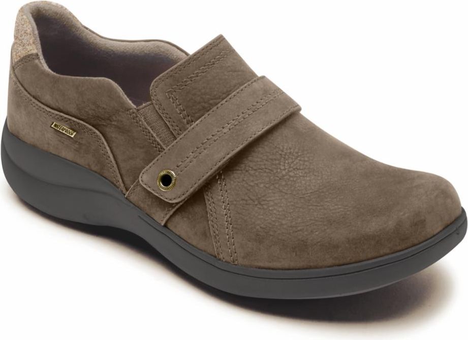Rev Stridarc Waterproof Slipon Brown - Wide â Quarks Shoes