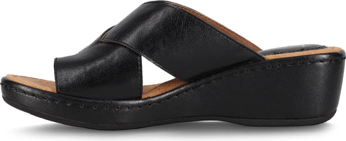 B.O.C Sandals Summer Leather Like Black