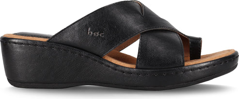 B.O.C Sandals Summer Leather Like Black