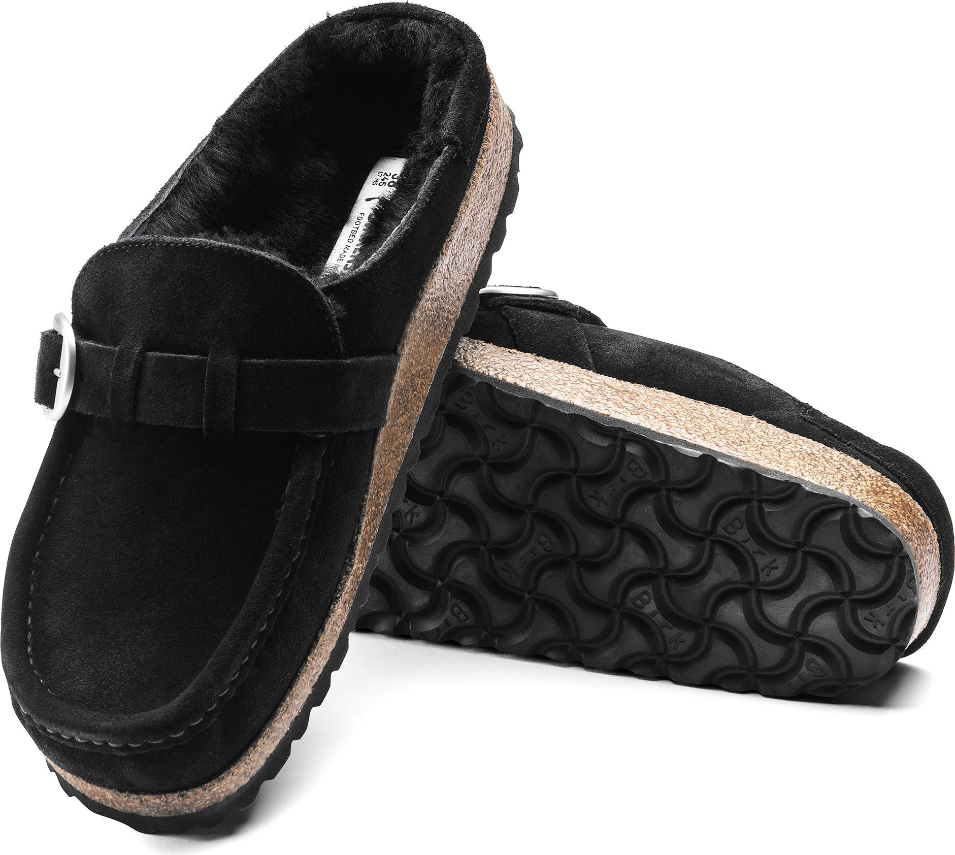 Buckley Shearling Black - Narrow – Quarks Shoes