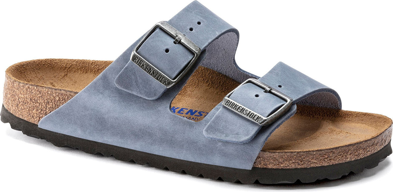 Birkenstock Sandals Arizona Soft Dusty Blue - Regular Fit