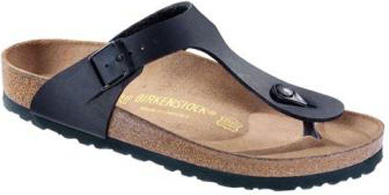 Birkenstock Sandals Gizeh Birko-flor Black - Regular Fit