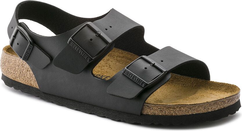 Birkenstock Sandals Milano Birko-flor Black - Regular Fit