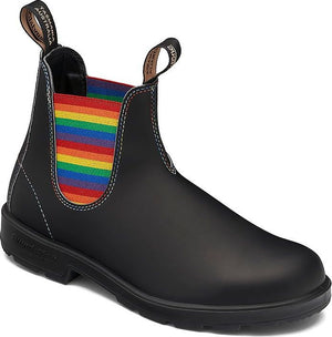 Blundstone Boots Blundstone 2105 - Original Black With Rainbow Elastic Contrast Stitching