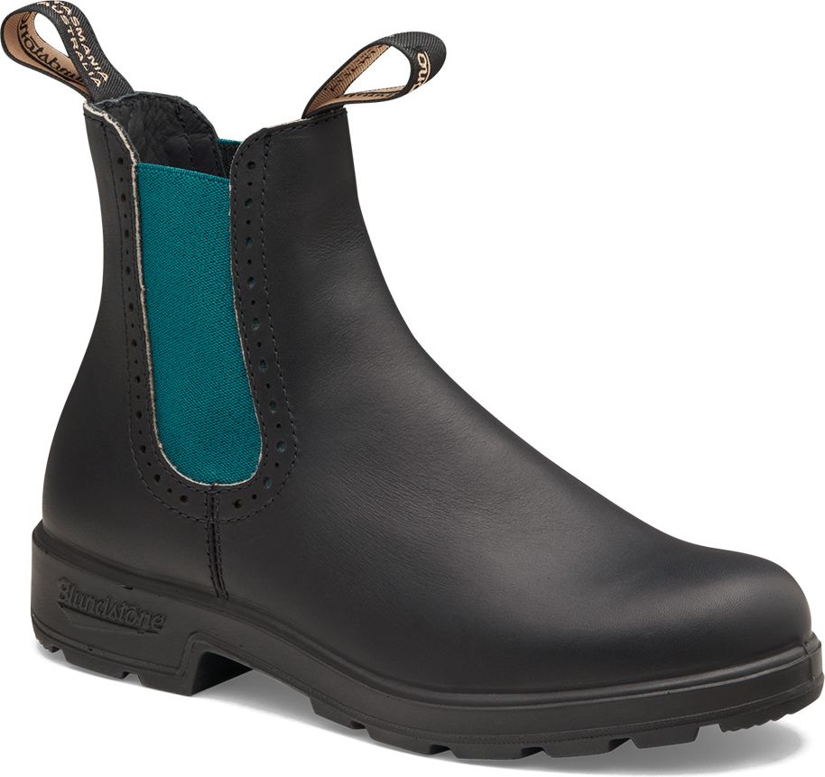 Blundstone 2320 - Women's Series Hi Top Black With Green Elastic