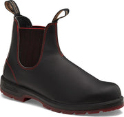 Blundstone 2342 - Classic Black With Red Black Herringbone Elastic And Red Sole