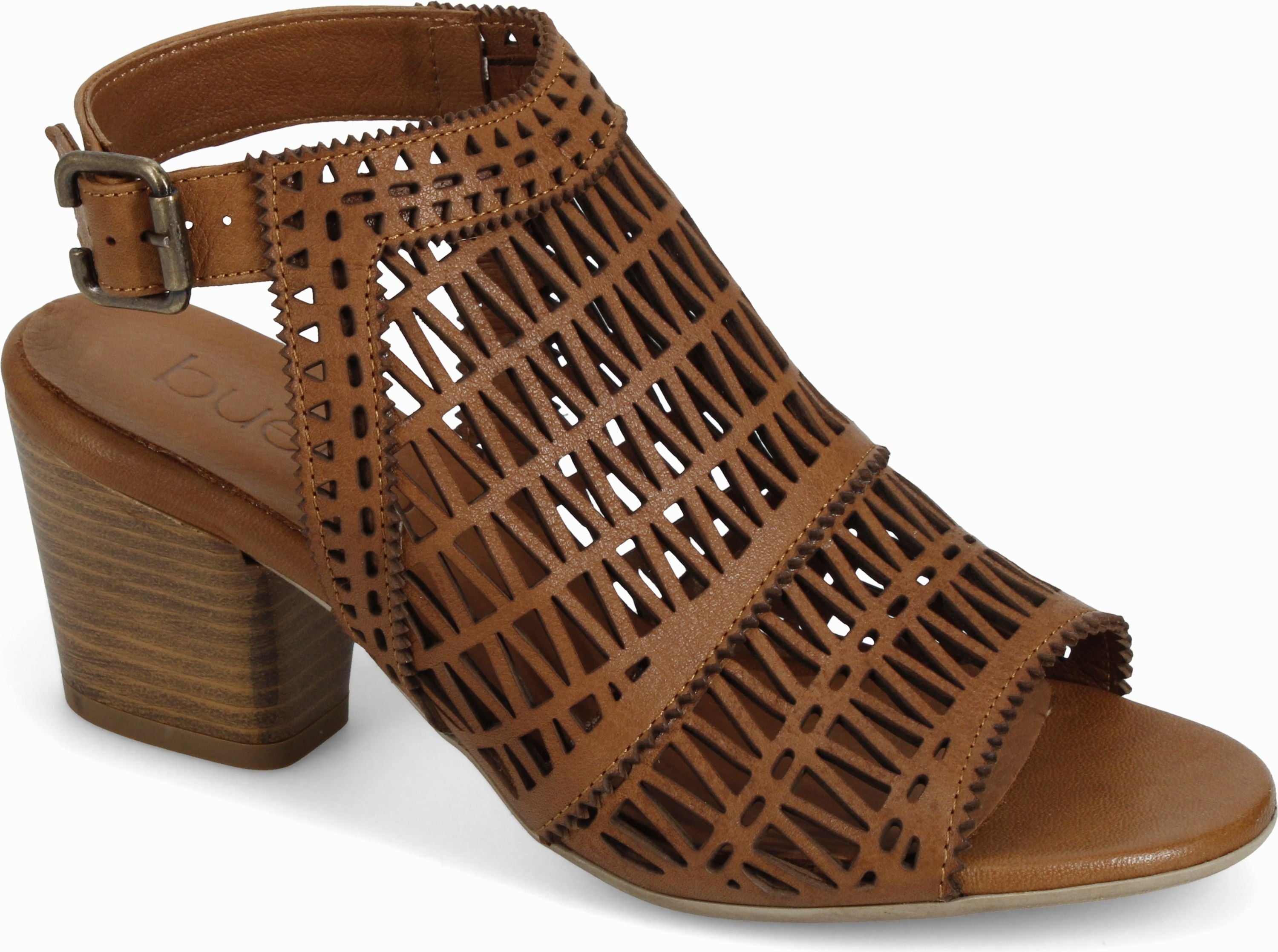 Lib Peep Toe Stiletto Heels Back Zipper Summer Spring Sandals Boots - Brown  in Sexy Boots - $64.67