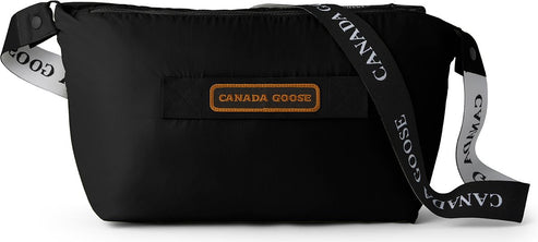 Black bag with CANADA GOOSE straps.