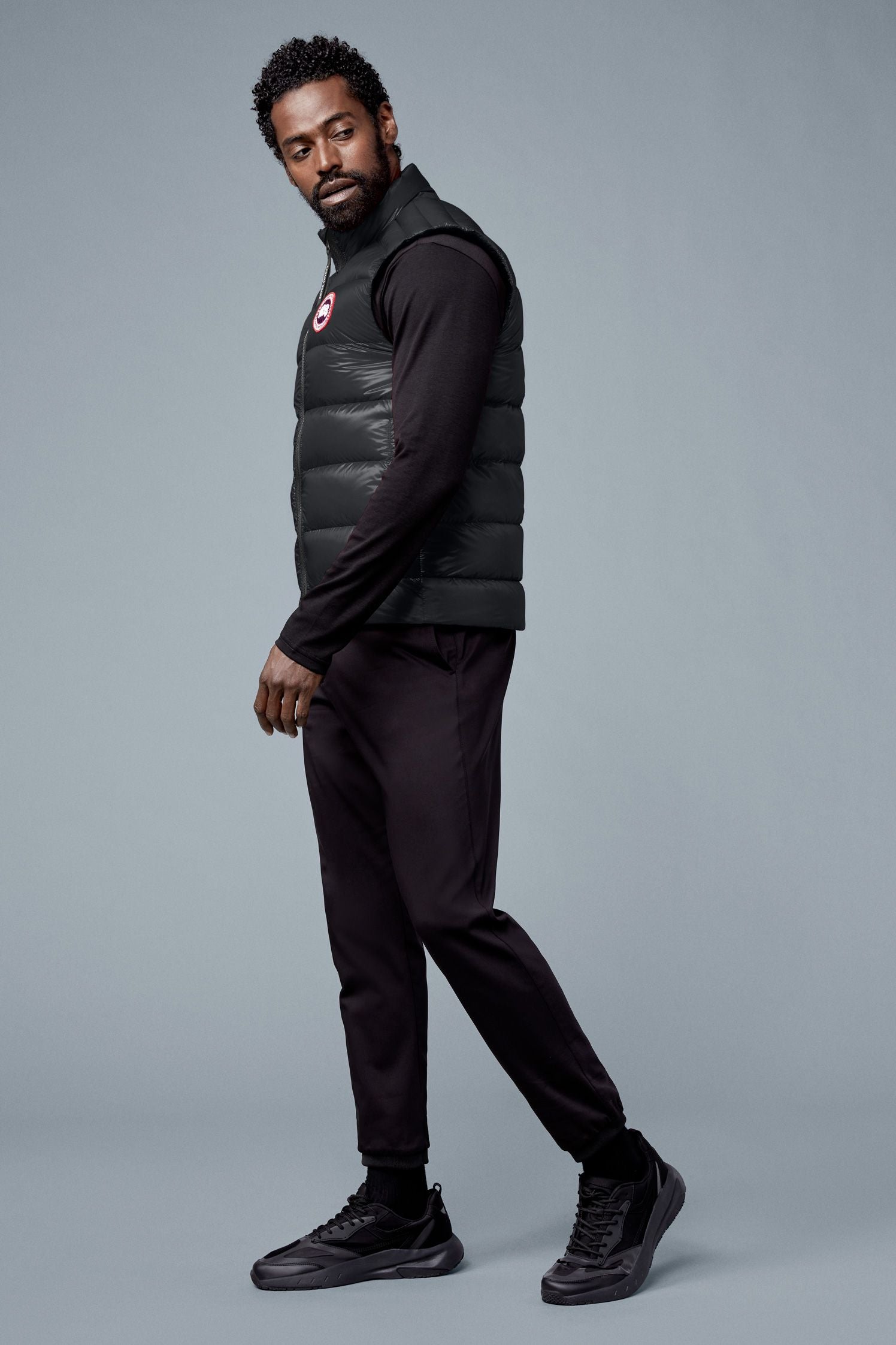 Crofton Vest Black | Quarks Shoes