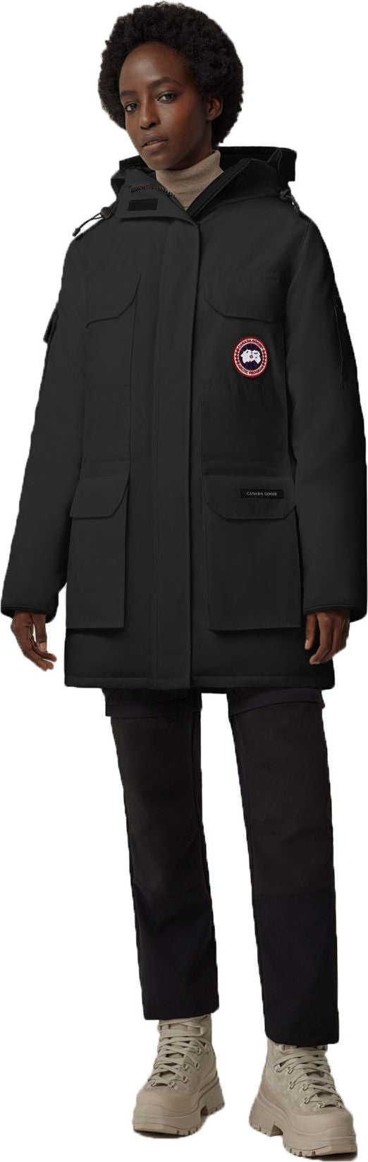 NAPTIME ワッペンPARKA-BLACK  S 何が違う？赤ワッペンと黒ワッペン【CANADA GOOSE / Jasper