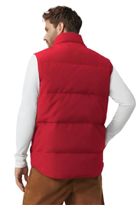 Freestyle Crew Vest Red | Quarks Shoes