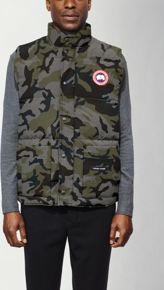 Freestyle Crew Vest Print Camo | Quarks Shoes
