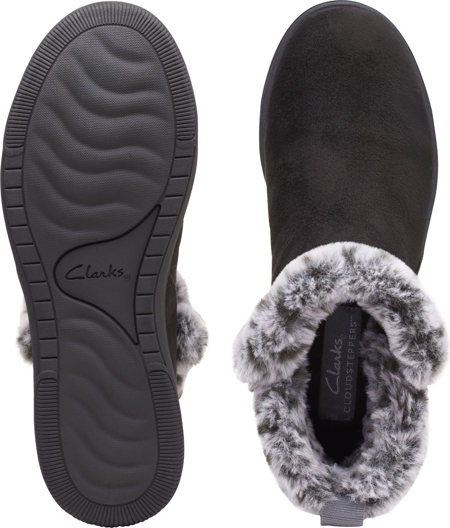 Clarks Boots Breeze Fur Black