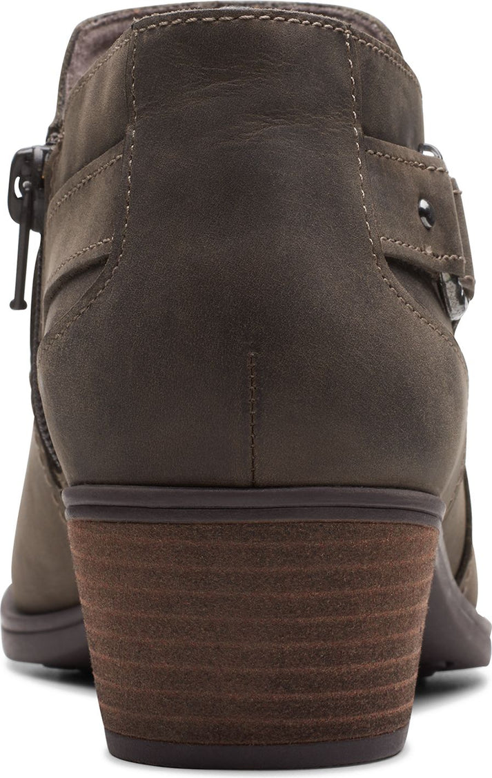 Clarks Boots Charlten Grace Taupe Oil Leath