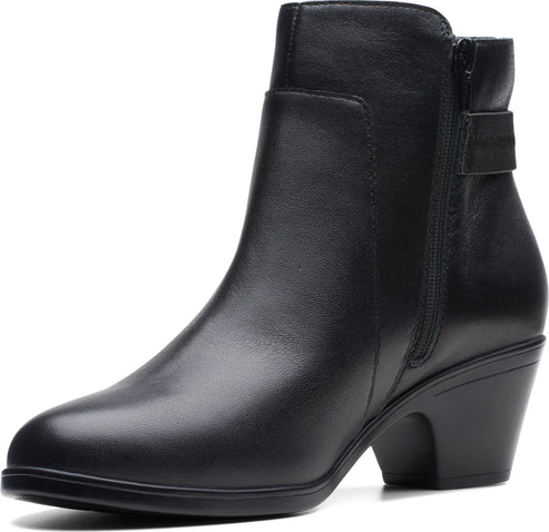 Clarks Boots Emily 2 Holly Black Leather