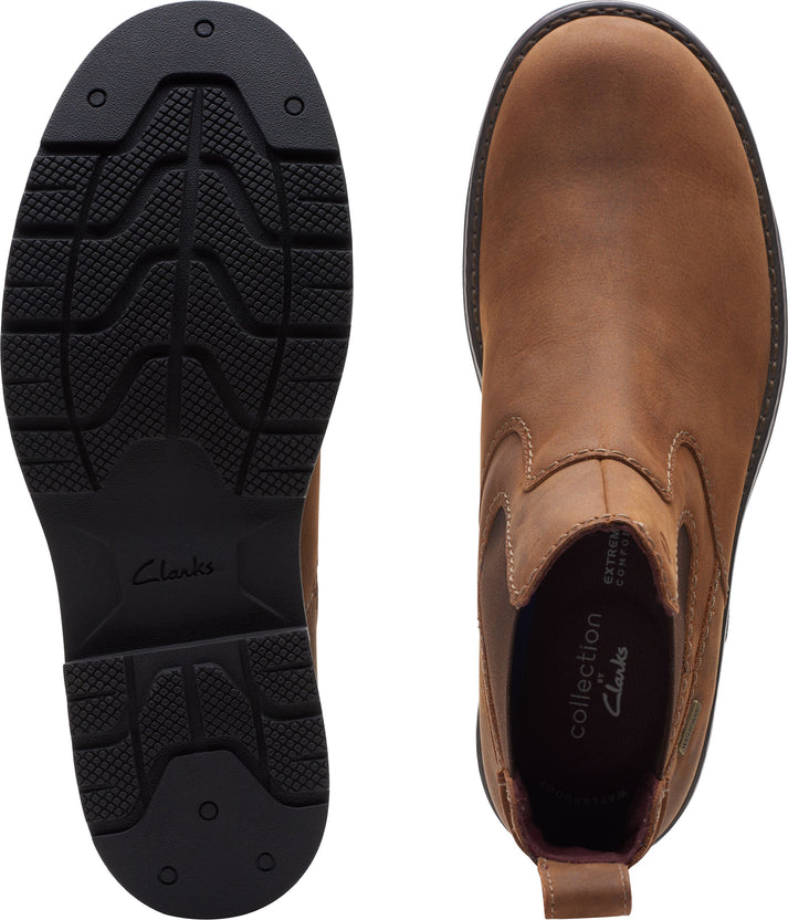 Clarks Boots Morris Up Dark Tan