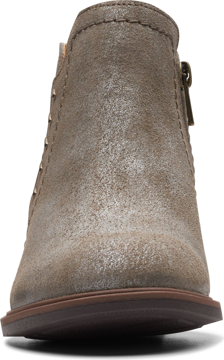 Clarks Boots Neva Lo Taupe Metallic