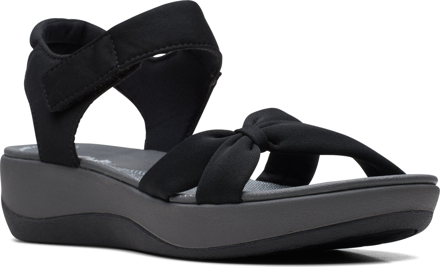 Clarks Cloudsteppers Clarks Adjustable Sandals Buy BLACK Flip Flop