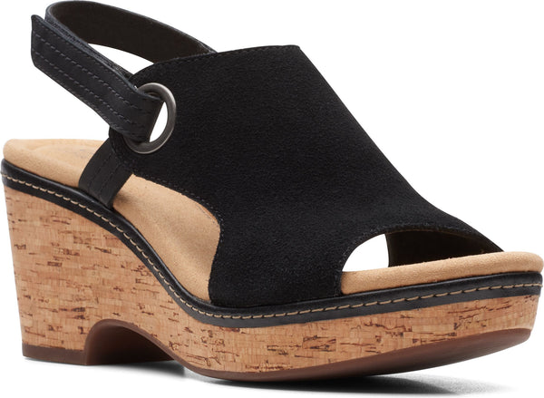 Clarks Giselle Dove - Sandalias de cuña para mujer