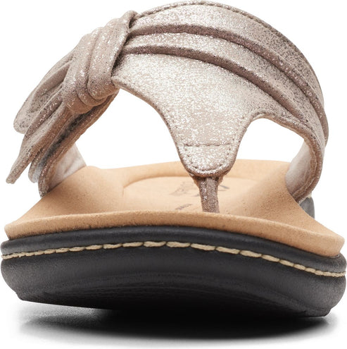 Toe-thong sandal with a knot strap detail and a thick sole.