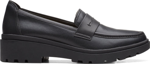 Clarks Shoes Calla Ease Black Leather