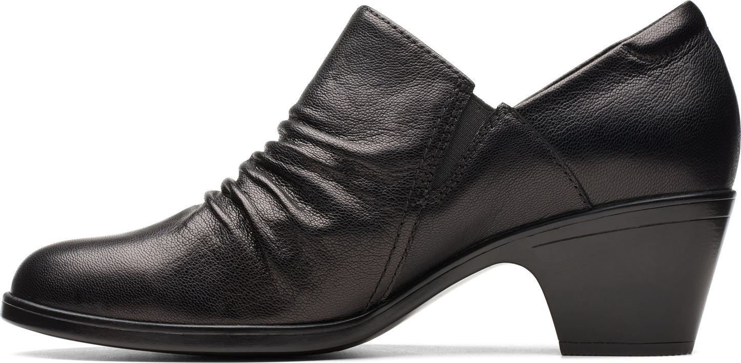 Clarks Shoes Emily 2 Cove Black Leather
