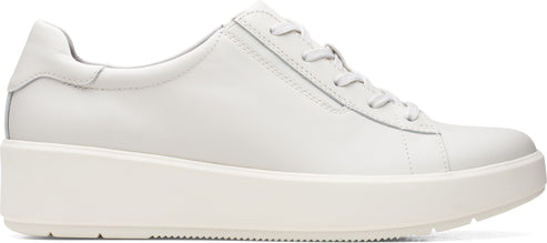 White platform sneaker.