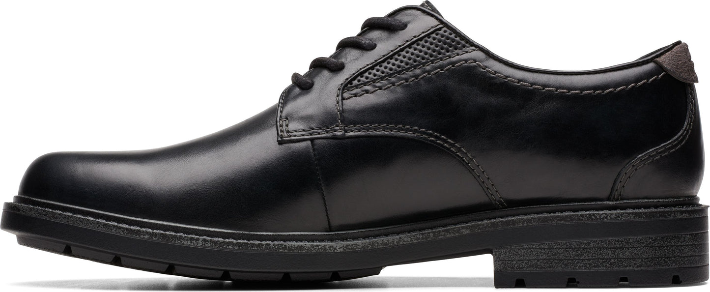 Oxford Clarks Lair Watch Black Leather Clarks Paulton Lace Up