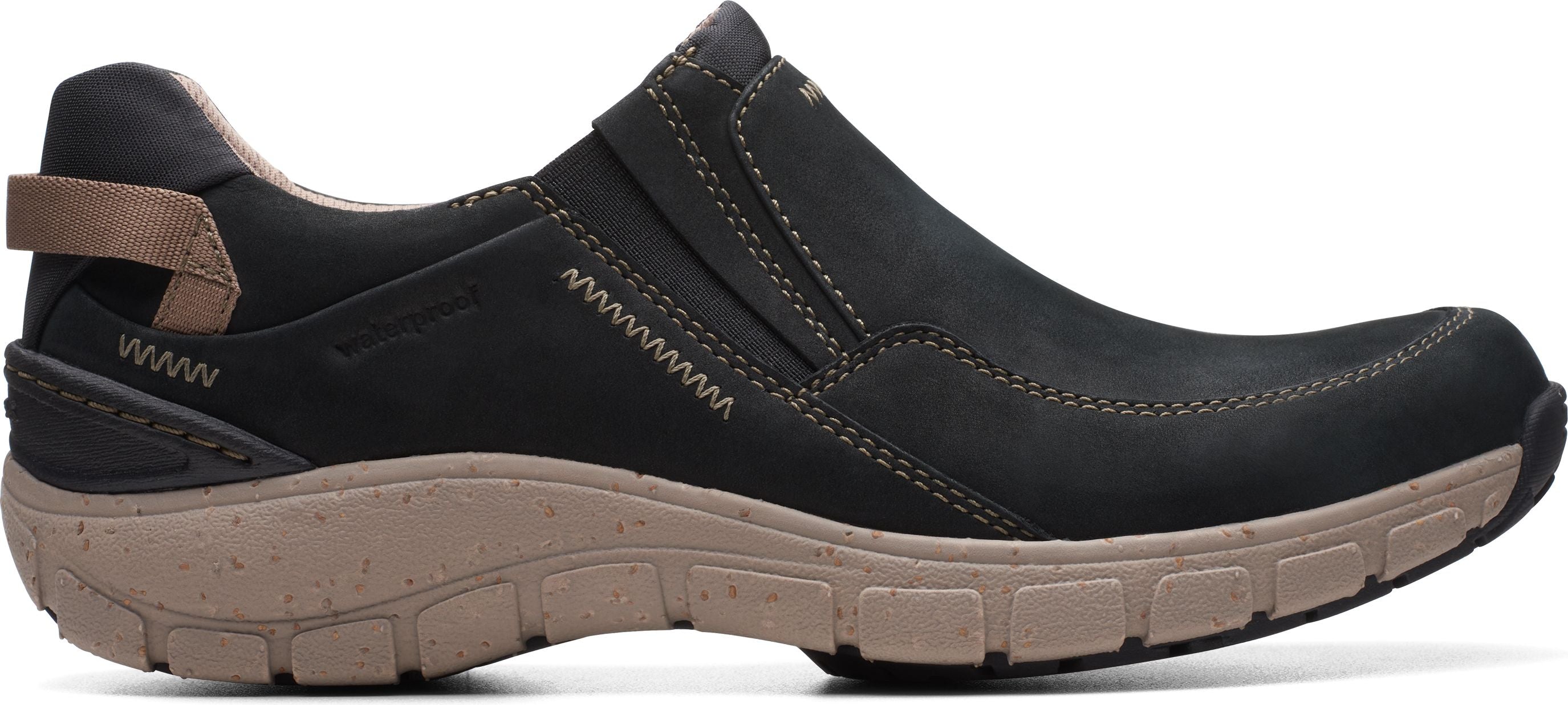 Clarks Wave Plateau Oxford Donna – Scarpe Stringate In Nabuk Nero, Suola Piattaforma, Taglia 39 EU