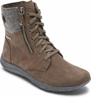 Cobb Hill Boots Amalie Lace Boot Waterproof Grey