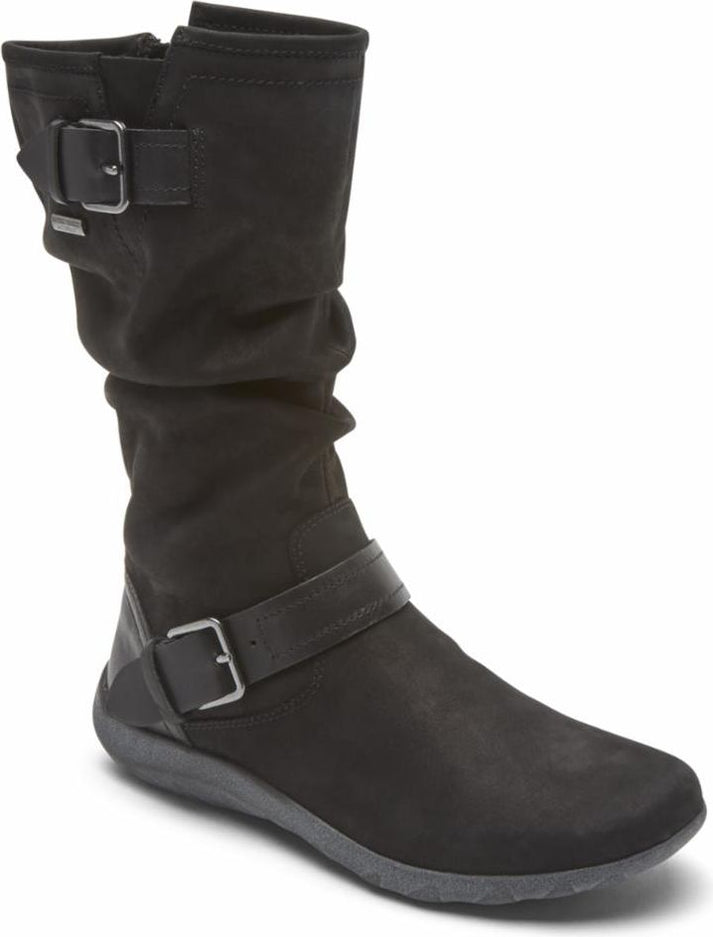 Cobb Hill Boots Amalie Mid Boot Waterproof Black - Wide