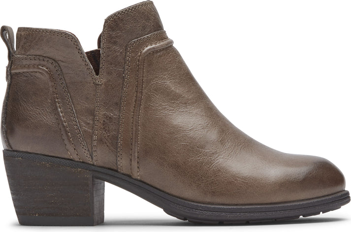 Cobb Hill Boots Anisa Vcut Bootie Brown - Wide