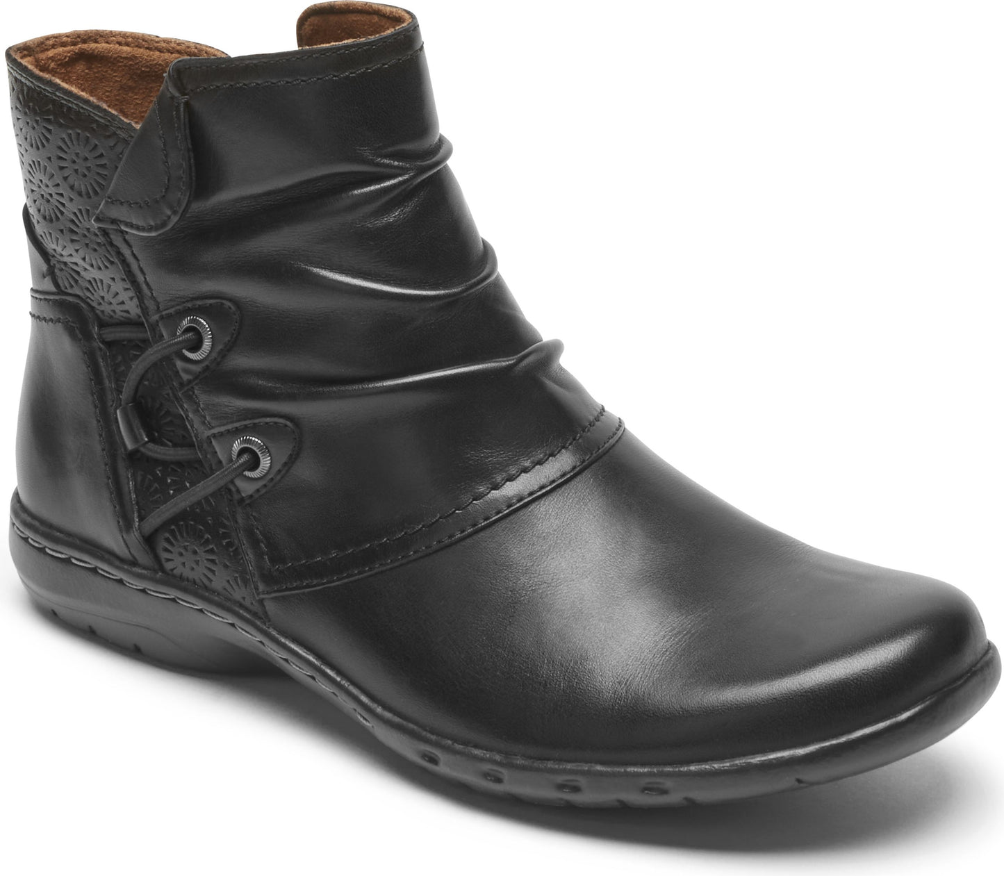 Cobb Hill Boots Penfield Ruch Boot Black - Wide