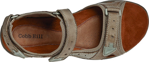 Cobb Hill Sandals Franklin Fiona Taupe - Wide