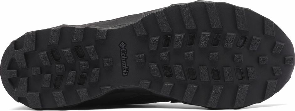 The sole of a shoe with a textured pattern and the word "Columbia" visible.