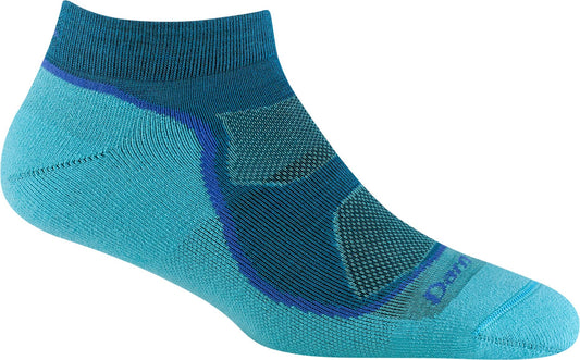 Teal blue athletic sock.