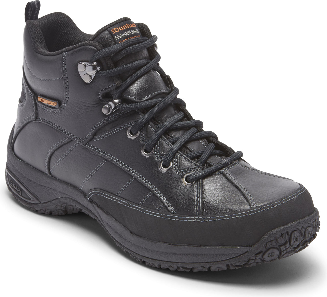 Dunhan Boots Ludlow Lawrence Mid Black - Wide