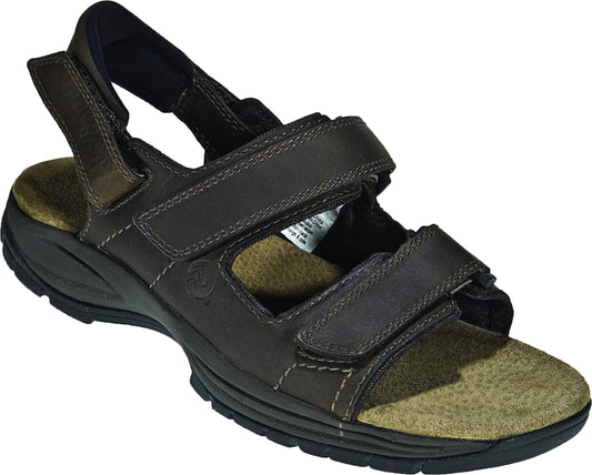 Dunhan Sandals Newport St Johnsbury Adjustable Sandal Brown - Narrow