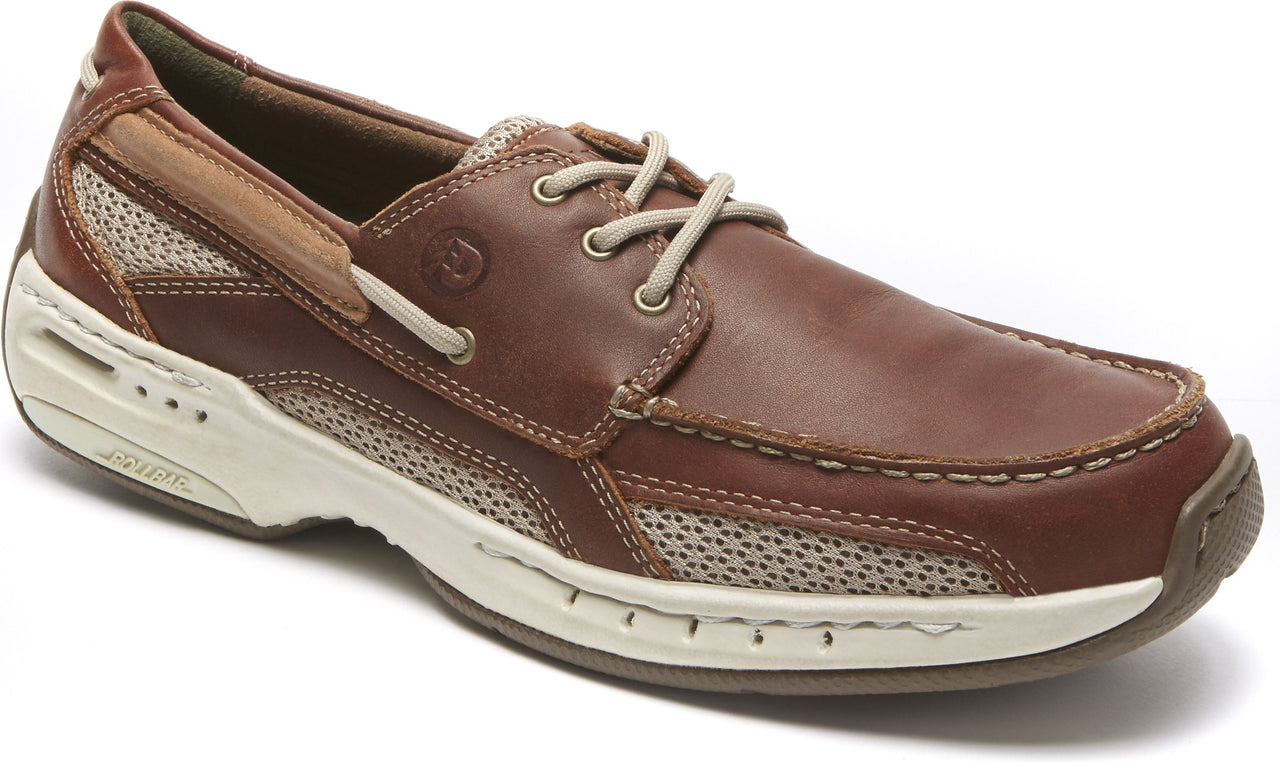 Dunhan Shoes Waterford Captain Boat Shoe Brown - Wide