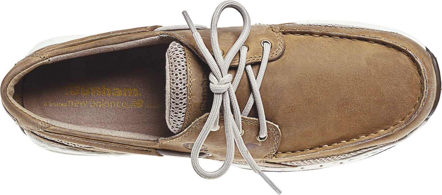 Dunhan Shoes Waterford Captain Boat Shoe Tan - Extra Wide