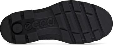 black shoe sole with ecco inscription and grip pattern