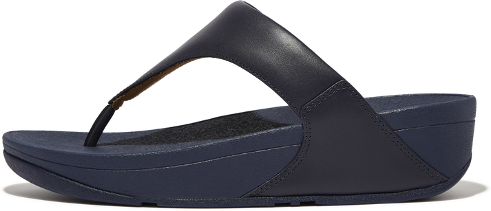 FitFlop Sandals Lulu Leather Toe Post Navy