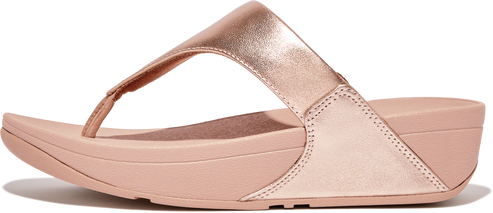 FitFlop Sandals Lulu Leather Toe Post Rose Gold