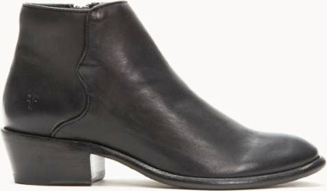 Frye Boots Carson Piping Bootie Black