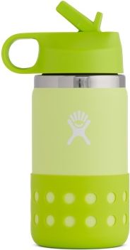 Hydro Flask Accessories 12oz Kids Wide Mouth Straw Lid & Boot Honeydew/jungle